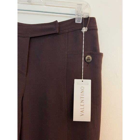 VALENTINO Virgin Wool Unhemmed Trousers NWT Size 6 Made in Italy - Picture 3 of 14